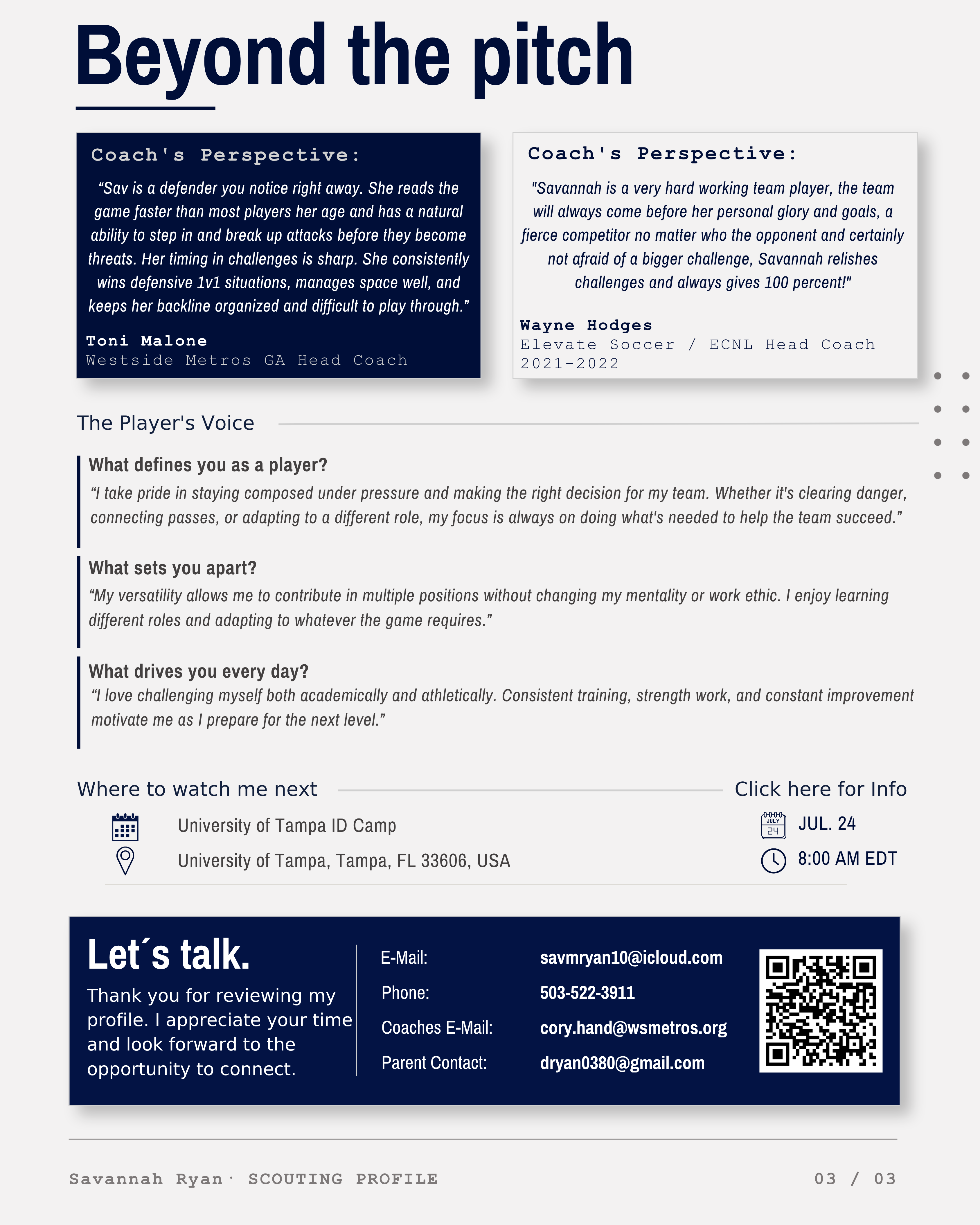 Recruiting Profile